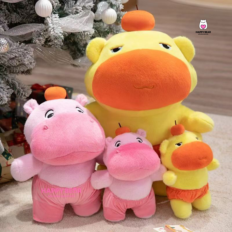 Top 3 Gấu Bông Capybara Hà Nội Được Giới Trẻ Săn Đón Nhất 2025 - HAPPY BEAR 2 Gấu Bông Capybara Lulu Doll Dễ Thương HAPPY BEAR size 60CM