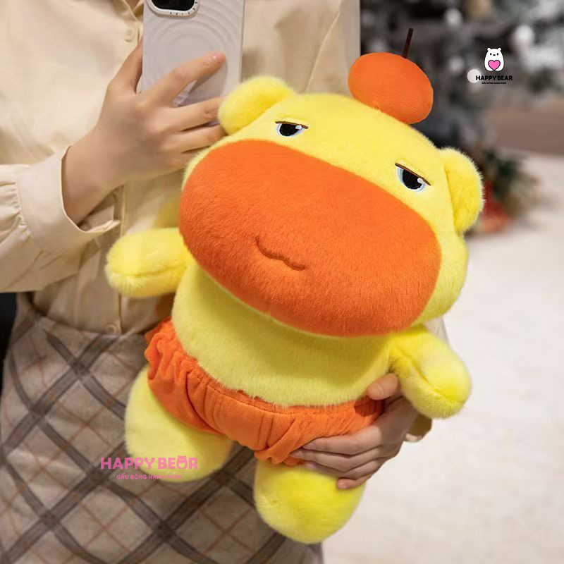 Gấu Capybara Lulu Doll HP137 - HAPPY BEAR 34 Gấu Bông Capybara Lulu Doll Dễ Thương HAPPY BEAR size 60CM