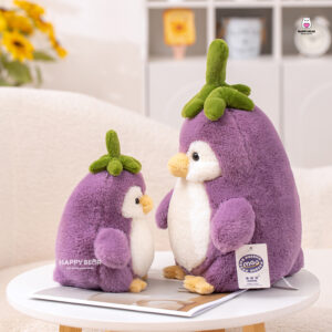 Gấu Bông Chim Cánh Cụt Cà Tím HP76 HAPPY BEAR