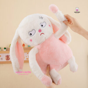 Gấu Bông Thỏ Tai Dài Mắt Lườm HAPPY BEAR 60CM