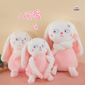 Gấu Bông Thỏ Tai Dài Mắt Lườm HAPPY BEAR 60CM