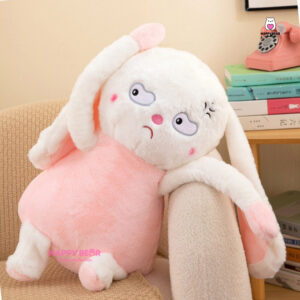 Gấu Bông Thỏ Tai Dài Mắt Lườm HAPPY BEAR 60CM