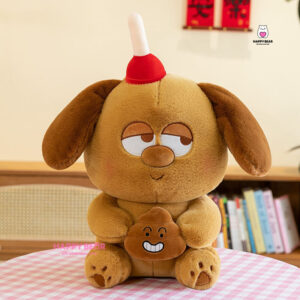 Gấu bông cún nâu dễ thương HAPPY BEAR size 60CM
