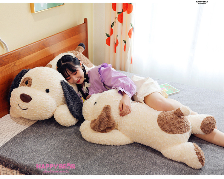 Gối Ôm Cún Lông Xù HP136 - HAPPY BEAR 26 Gối Ôm Cún Lông Xù Dễ Thương HAPPY BEAR size 60CM
