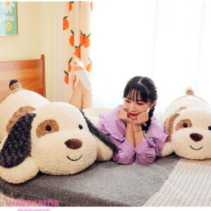 Gối Ôm Cún Lông Xù Dễ Thương HAPPY BEAR size 60CM