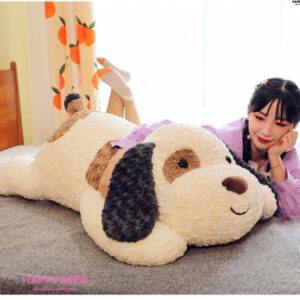 Gối Ôm Cún Lông Xù Dễ Thương HAPPY BEAR size 60CM