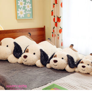 Gối Ôm Cún Lông Xù Dễ Thương HAPPY BEAR size 60CM