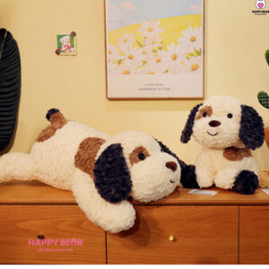 Gối Ôm Cún Lông Xù Dễ Thương HAPPY BEAR size 60CM