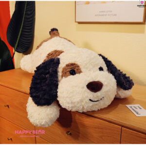 Gối Ôm Cún Lông Xù Dễ Thương HAPPY BEAR size 60CM