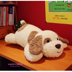 Gối Ôm Cún Lông Xù Dễ Thương HAPPY BEAR size 60CM