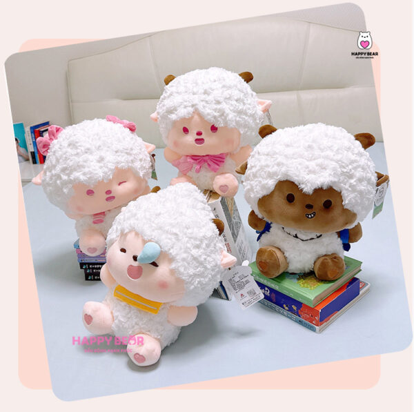 Gấu bông cừu dễ thương HAPPY BEAR size 60CM
