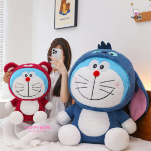 Gấu Bông Doreamon Cosplay Lotso Dâu Và Stick HAPPY BEAR size 60CM