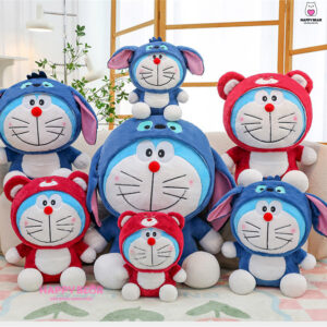 Gấu Bông Doreamon Cosplay Lotso Dâu Và Stick HAPPY BEAR size 60CM