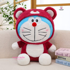 Gấu Bông Doreamon Cosplay Lotso Dâu Và Stick HAPPY BEAR size 60CM