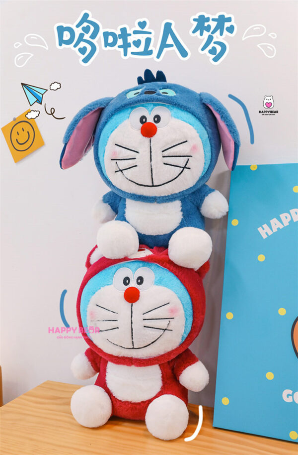 Gấu Bông Doreamon Cosplay Lotso Dâu Và Stick HAPPY BEAR size 60CM