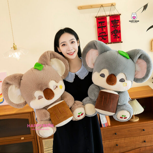 Gấu bông gấu trúc dễ thương HAPPY BEAR size 60CM
