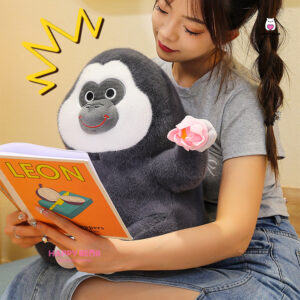 Gấu Bông Khỉ Đen Mặt Ngáo HAPPY BEAR size 60CM