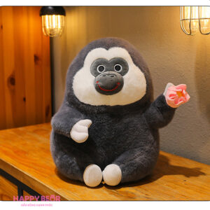 Gấu Bông Khỉ Đen Mặt Ngáo HAPPY BEAR size 60CM