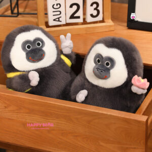 Gấu Bông Khỉ Đen Mặt Ngáo HAPPY BEAR size 60CM