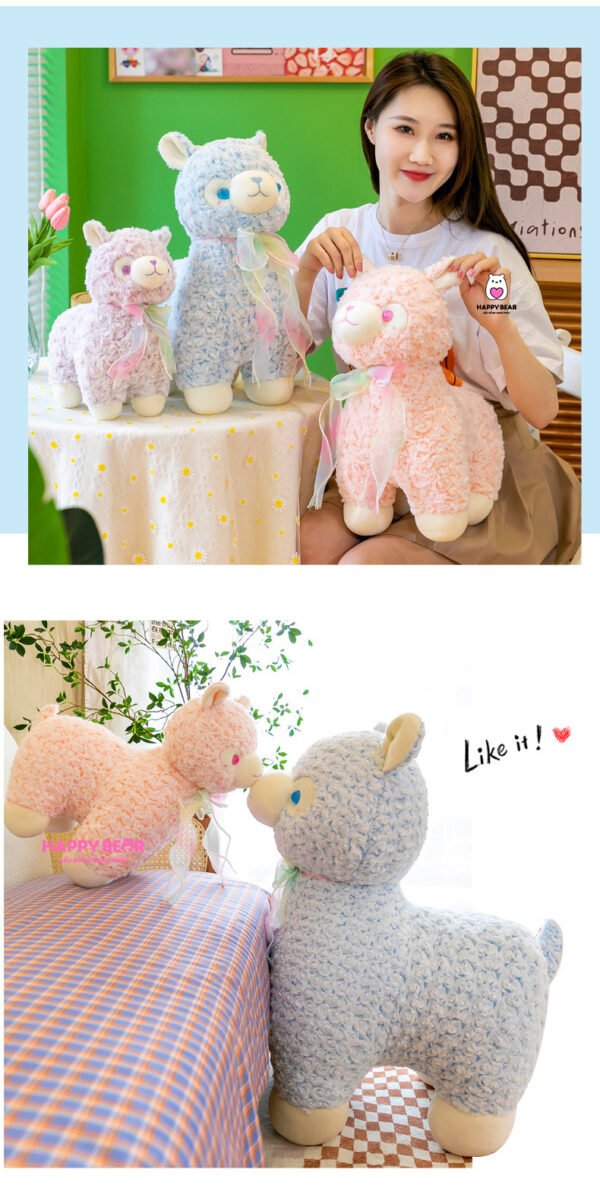 Gấu bông lạc đà alpaca bông dễ thương HAPPY BEAR 60cm