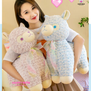 Gấu bông lạc đà alpaca bông dễ thương HAPPY BEAR 60cm