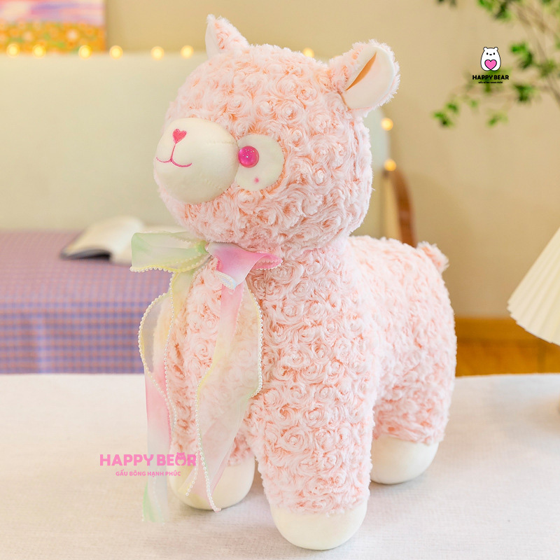 Gấu Bông Lạc Đà Alpaca HP127 - HAPPY BEAR 32 Gấu bông lạc đà alpaca bông dễ thương HAPPY BEAR 60cm
