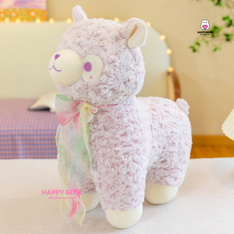 Gấu Bông Lạc Đà Alpaca HP127 - HAPPY BEAR 30 Gấu bông lạc đà alpaca bông dễ thương HAPPY BEAR 60cm