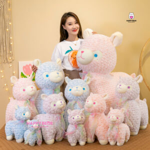 Gấu bông lạc đà alpaca bông dễ thương HAPPY BEAR 60cm