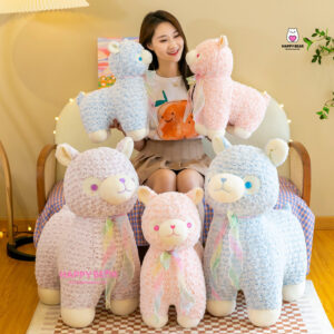 Gấu bông lạc đà alpaca bông dễ thương HAPPY BEAR 60cm