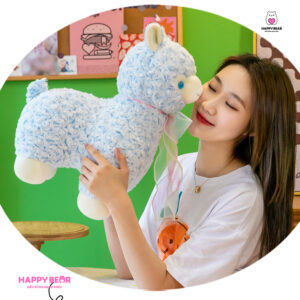 Gấu bông lạc đà alpaca bông dễ thương HAPPY BEAR 60cm