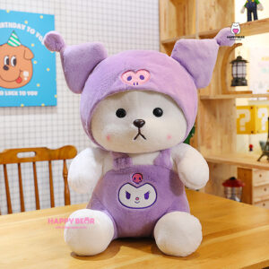 Gấu bông lena cosplay kuromi dễ thương HAPPY BEAR size 60CM