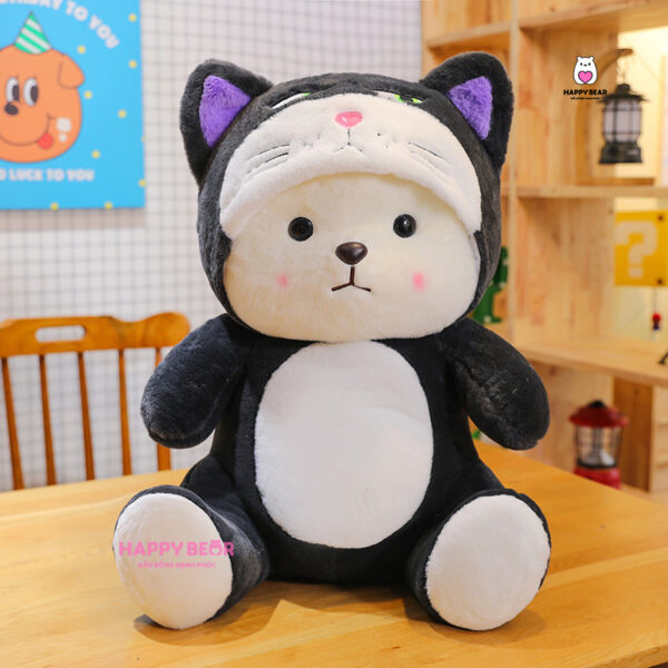 Gấu bông lena cosplay chó husky dễ thương HAPPY BEAR size 60CM