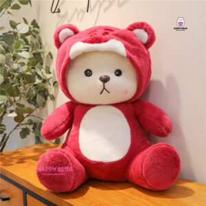 Gấu bông lena cosplay gấu dâu dễ thương HAPPY BEAR size 60CM