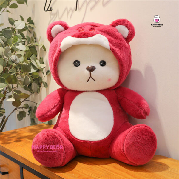 Gấu bông lena cosplay gấu dâu dễ thương HAPPY BEAR size 60CM