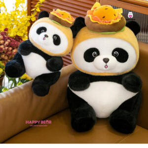 Gấu Bông Panda Đội Hamburger HP130 - HAPPY BEAR
