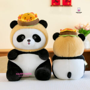 Gấu Bông Panda Đội Hamburger HP130 - HAPPY BEAR