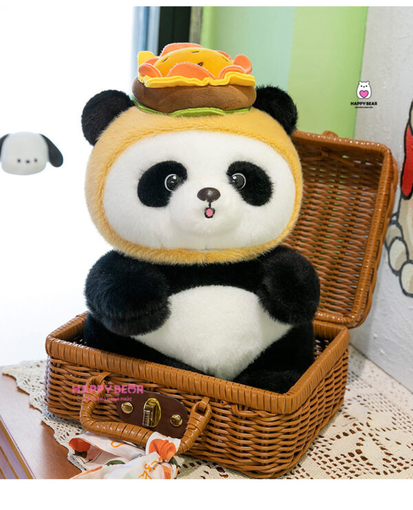 Gấu Bông Panda Đội Hamburger HP130 - HAPPY BEAR