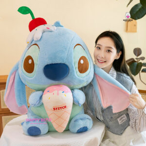 Gấu bông stick ôm kem dâu HP215