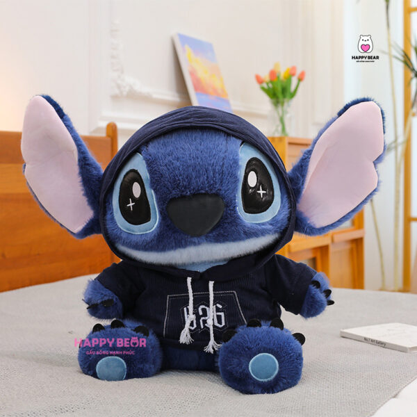 Gấu Bông Stick Mặc Áo Hoodie HP109 - HAPPY BEAR - Ảnh 3