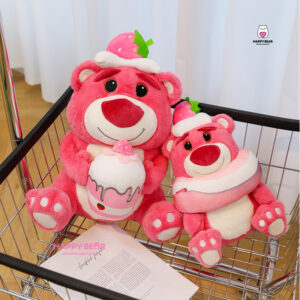 Gấu dâu lotso hottend cao cấp HAPPY BEAR size 60CM