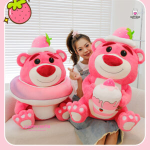 Gấu dâu lotso hottend cao cấp HAPPY BEAR size 60CM