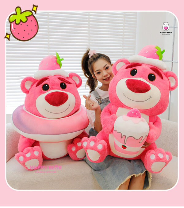 Gấu dâu lotso hottend cao cấp HAPPY BEAR size 60CM