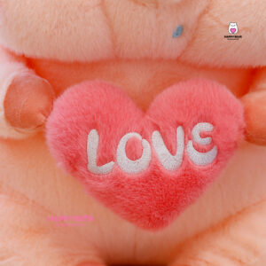 Gấu Bông Heo Ôm Trái Tim Thêu Love Dễ Thương HAPPY BEAR size 60CM