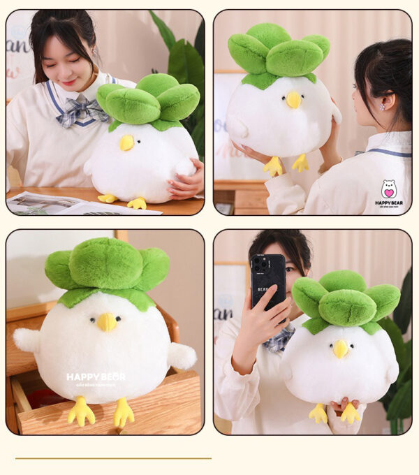 Gấu Bông Gà Bắp Cải HP141 HAPPY BEAR 40CM