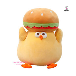 Gấu Bông Gà Vàng Hamburger HP146 - HAPPY BEAR