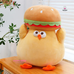 Gấu Bông Gà Vàng Hamburger HP146 - HAPPY BEAR