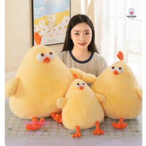 Gấu Bông Gà Vàng Béo Dễ Thương HAPPY BEAR size 60CM