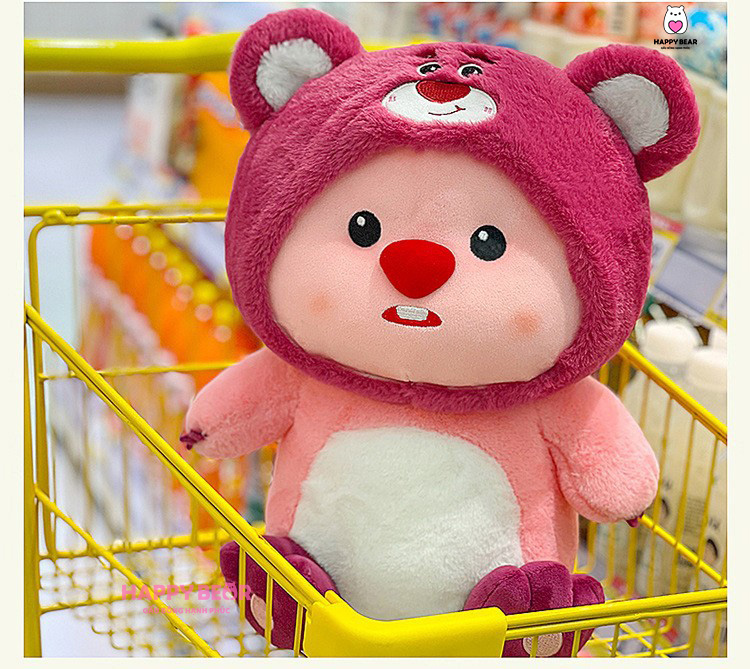 Gấu Bông Loopy Cosplay HP20 - HAPPY BEAR 18 Gấu Bông Loopy Cosplay Lotso HP20 - HAPPY BEAR
