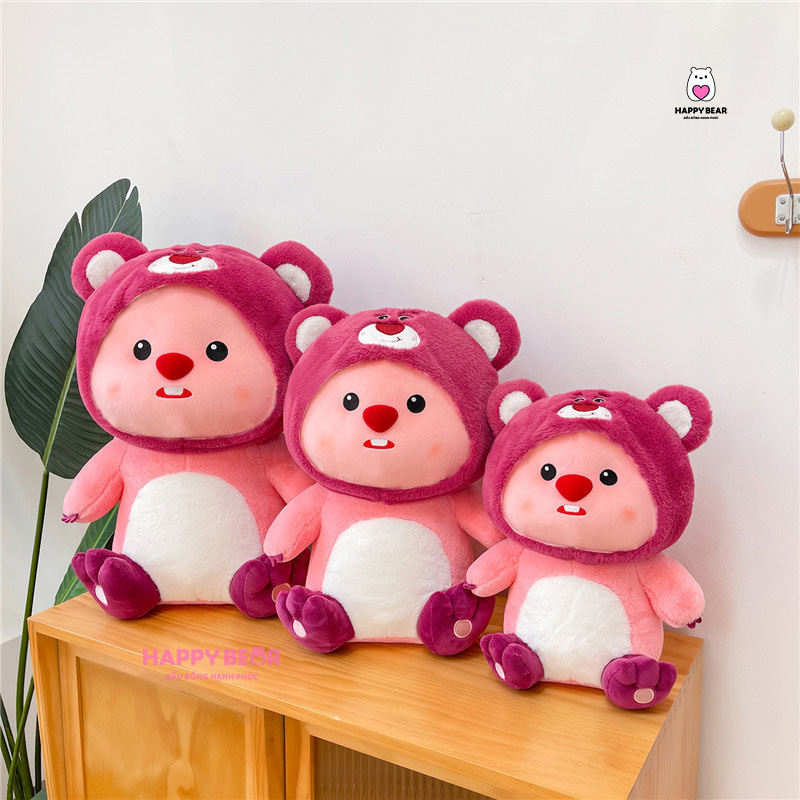 Gấu Bông Loopy Cosplay HP20 - HAPPY BEAR 19 Gấu Bông Loopy Cosplay Lotso HP20 - HAPPY BEAR