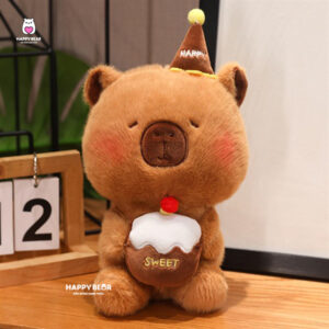 Gấu Bông Capybara Sinh Nhật Dễ Thương HAPPY BEAR HP71